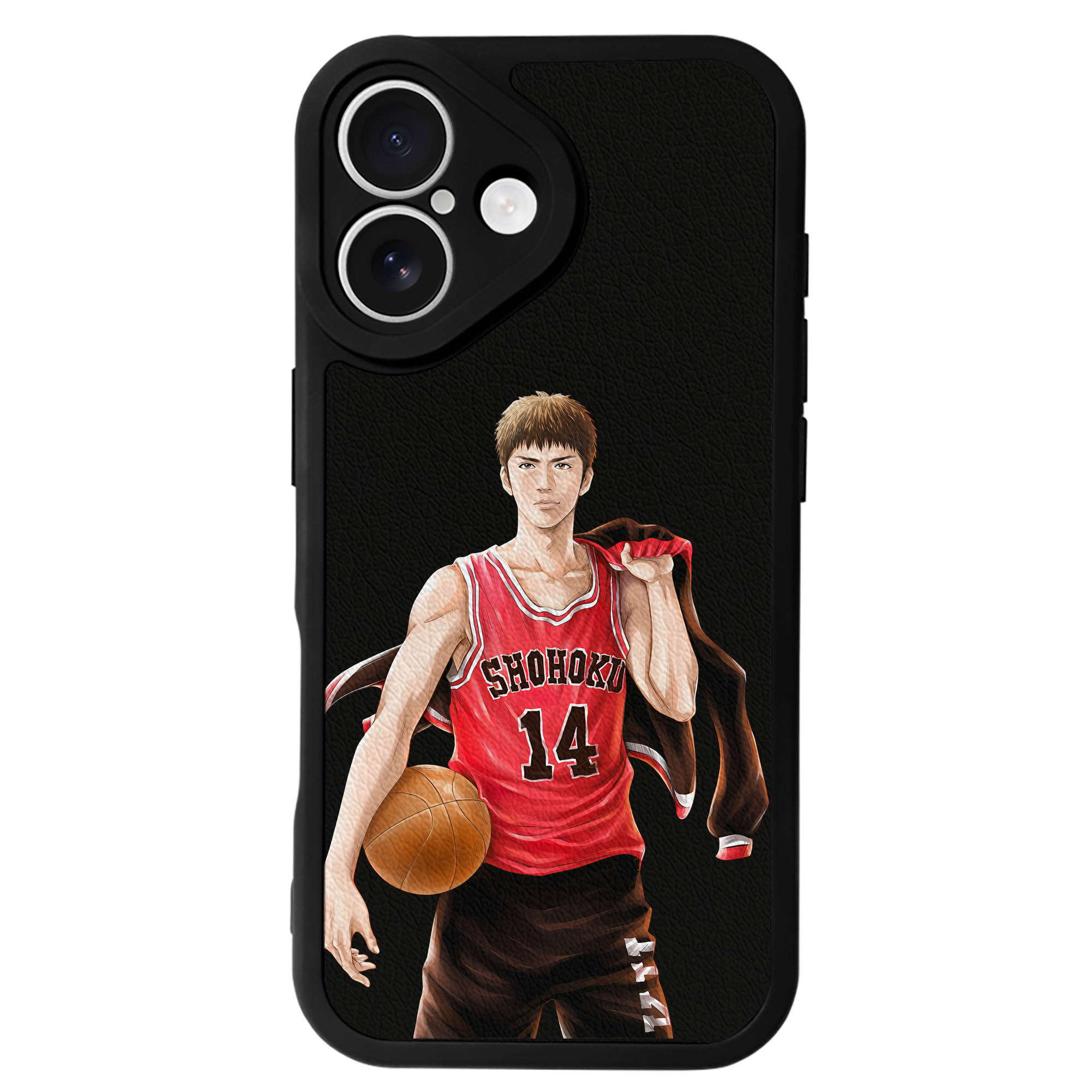 （画像用） SLAM DUNK／スラムダンク 【iPhone 16シリーズ対応】シリコンスマホケース（レザー調） 材質：シリコン